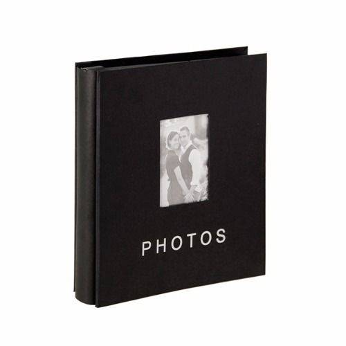 Álbum de Fotos Cartonado Preto 400 Fotos 10x15