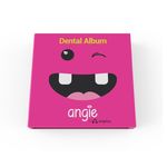 Album e Estojo Porta Dente de Leite - Album Dental - Rosa - Angie By Angelus