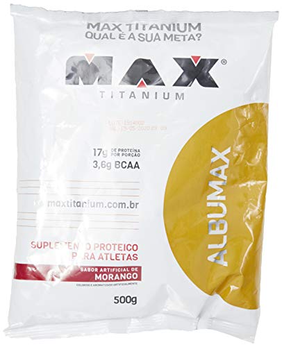 Albumax 100% - 500g Morango - Max Titanium, Max Titanium
