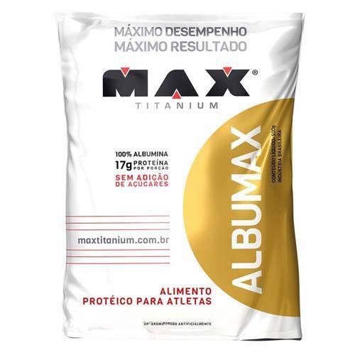 Albumax 100 - 500g Morango - Max Titanium