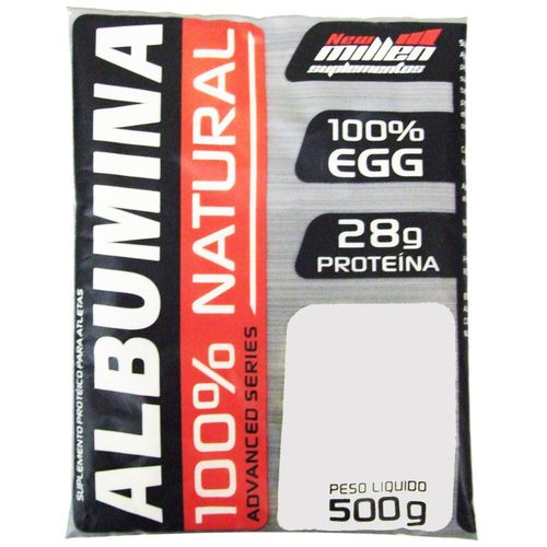 Albumina 100% Natural - 500g - New Millen