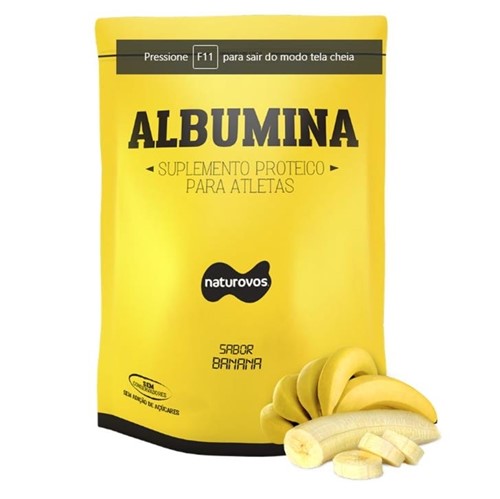 Albumina 500G Banana - Naturovos