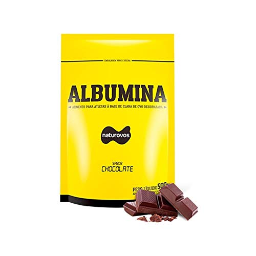 Albumina 500g Refil Chocolate, Naturovos