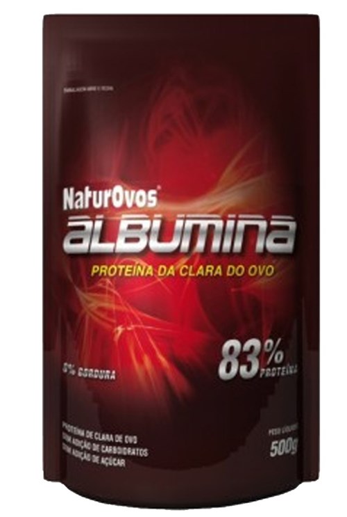 Albumina Pura 83% (500g) Naturovos - NI8918-1