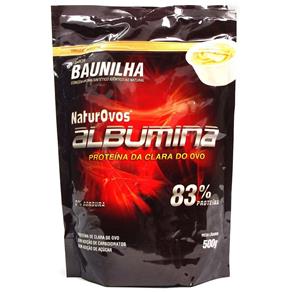 Albumina Pura com Sabor 83% (500G) Baunilha - Naturovos