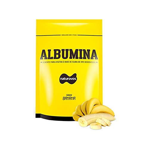 Albumina - Refil Banana - Naturovos, 500 G