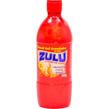 Álcool em Gel Acendedor Zulu 500ml