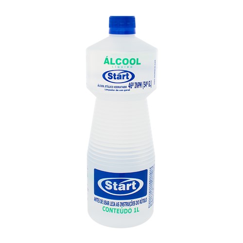 Álcool Etílico Hidratado Start 46° INPM com 1 Litro