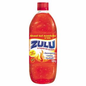 Álcool Gel Acendedor Zulu 500g.