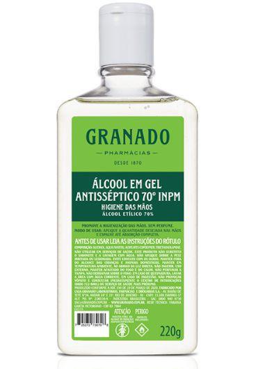 Álcool Gel Antisséptico 70% Granado - 220 G