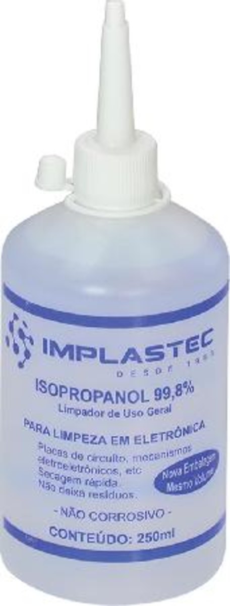 Álcool Isopropílico 250Ml com Bico Aplicador