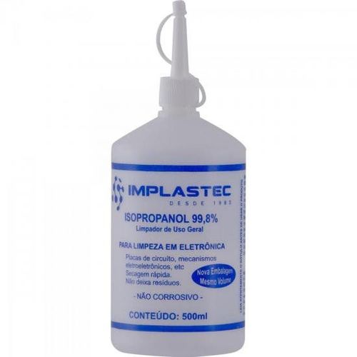 Alcool Isopropilico Implastec 500ml C/aplicador