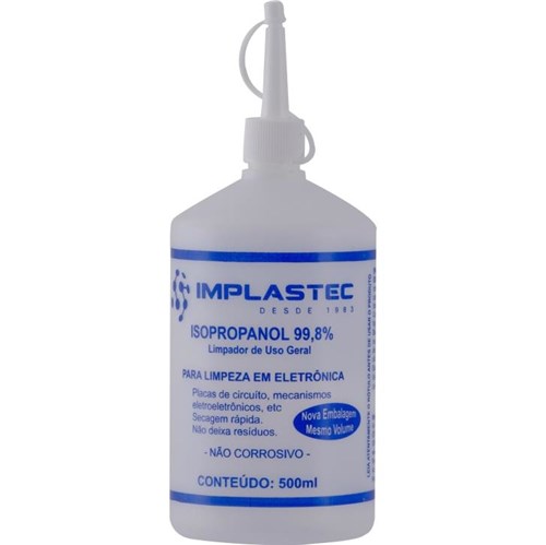 Álcool Isopropílico Implastec 500Ml Isopropanol
