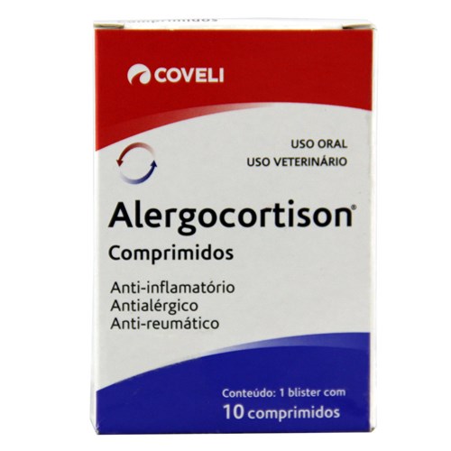 Alergocortison 10 Comprimidos Coveli Antiinflamatório