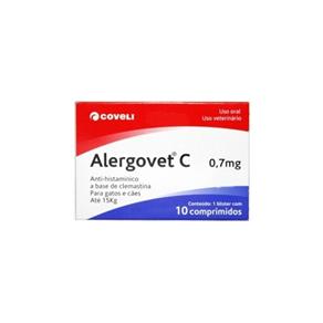 Alergovet C 0,7 - 10 Comprimidos