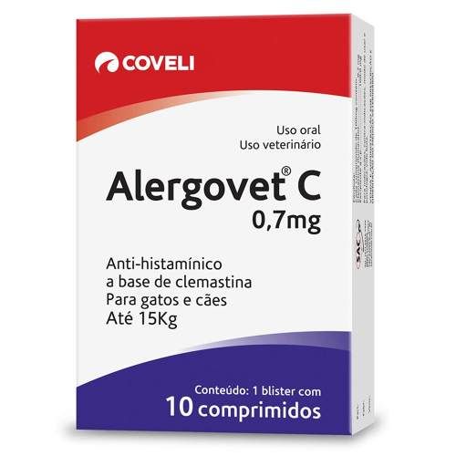 Alergovet C C/10 Comprimidos 0,7mg