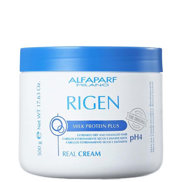 Alfaparf Rigen Milk Protein Plus Máscara Real Cream 500ml