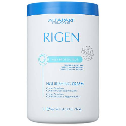 Alfaparf Rigen Milk Protein Plus Nourishing Cream - Máscara de Tratamento 1Kg