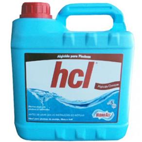 Algicida Choque - HCL - Hidroall - 5 Litros