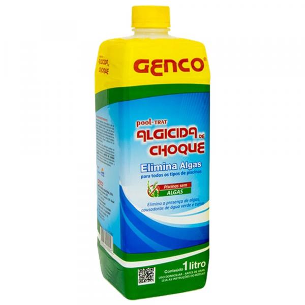 Algicida de Choque Elimina Algas 1 Litro Genco