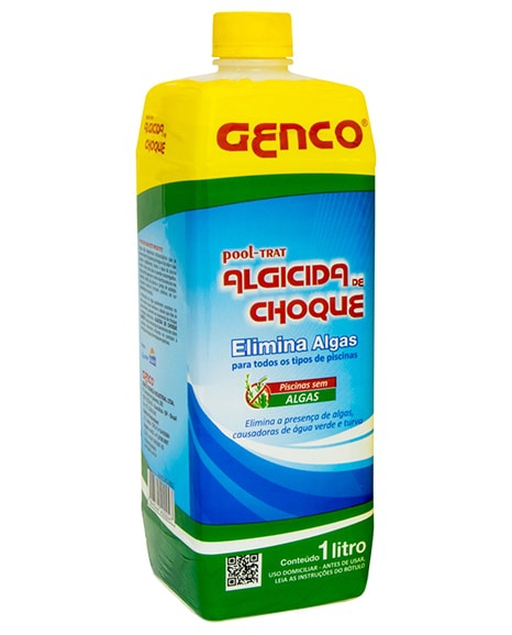 Algicida de Choque Elimina Algas Genco 1 L