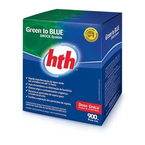 Algicida de Choque Green To Blue 900gr Hth para Piscinas