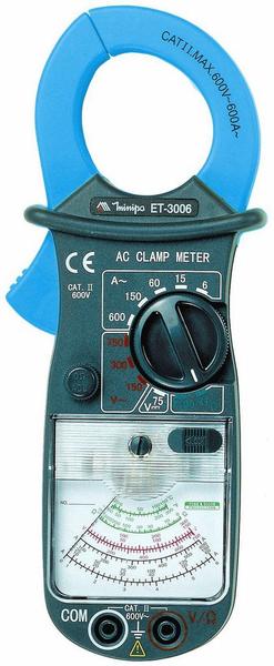 Alicate Amperímetro Analógico 600A AC Temperatura - Minipa ET-3006