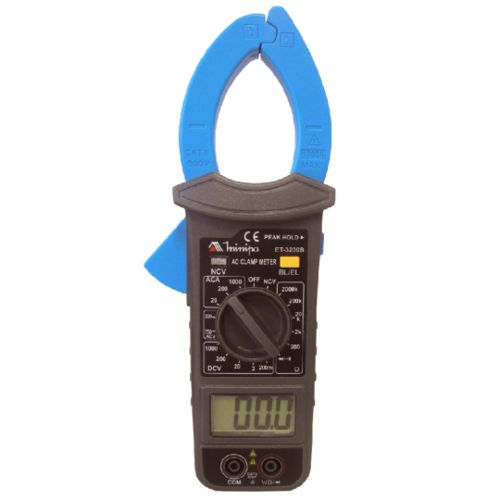 Alicate Amperímetro Digital – Garra C/ Luz Voltímetro/Ohmímetro ET-3200B Minipa