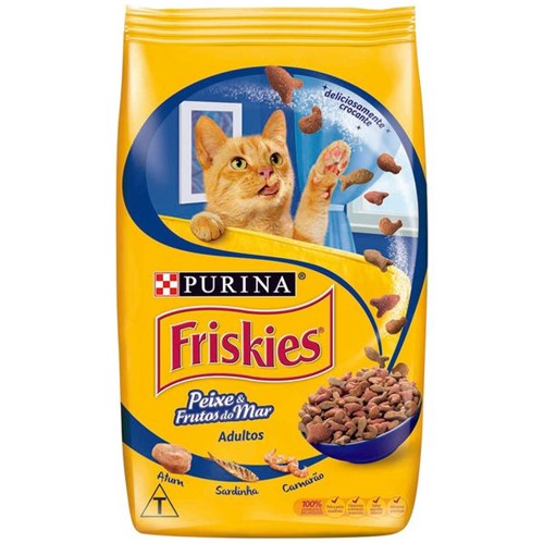 Tudo sobre 'Alimento Gato Friskies 3kg Petiscos Mar'