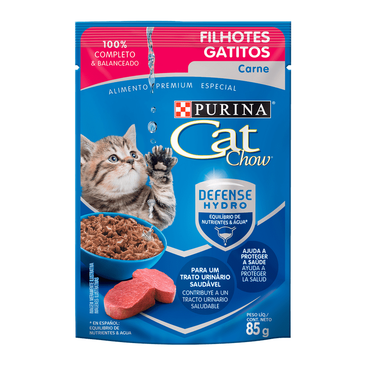 Alimento Húmedo para Gatito Cat Chow Carne 85 G