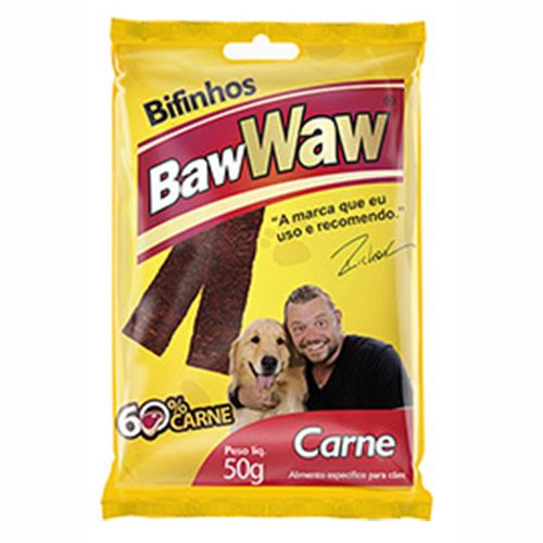 Alimento para Cão BawWaw Bifinhos de Carne 50 G