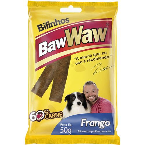 Alimento para Cão BawWaw Bifinhos de Frango 50 G