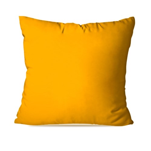 Capa de Almofada Decorativa Amarelo 35x35cm