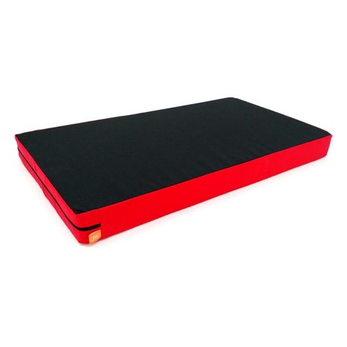 Almofada Bandeja Para Notebook Preta E Vermelha 54x30cm