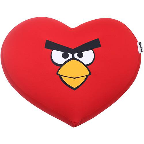 Tudo sobre 'Almofada Coração Angry Birds Red Bird - Fom'