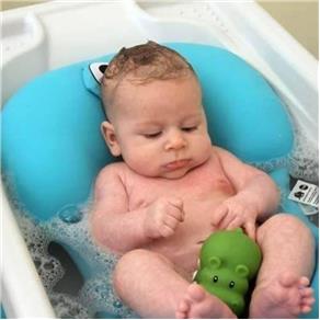 Almofada de Banho Meu Bichinho Azul para Bebê