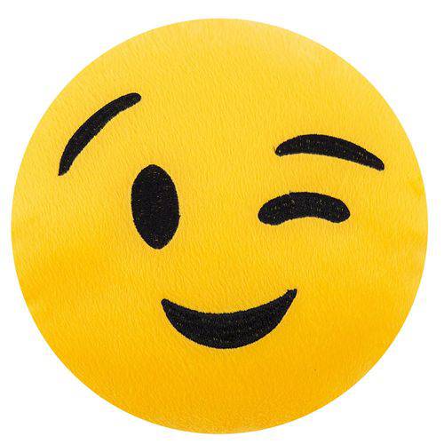 Almofada de Emoji Pelúcia 45cm com Enchimento 08