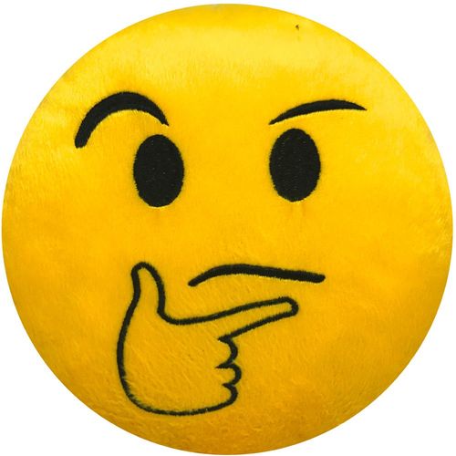 Almofada de Emoji Pelúcia 45cm com Enchimento 58