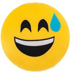 Almofada de Emoji Pelúcia 28cm com Enchimento 14