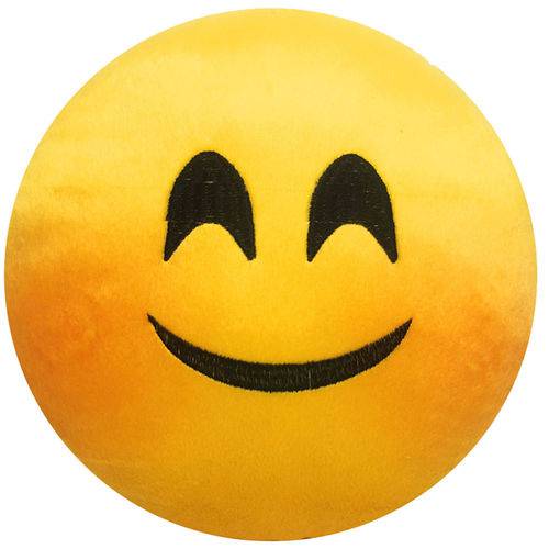 Almofada de Emoji Pelúcia 28cm com Enchimento 46