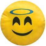 Almofada de Emoji Pelúcia 28cm com Enchimento 60