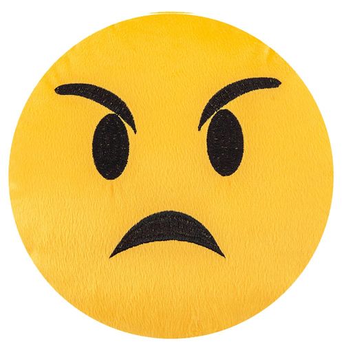 Almofada de Emoji Pelúcia 32cm com Enchimento 13