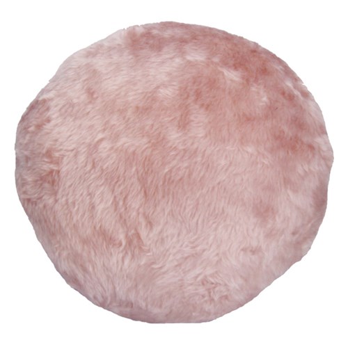 Tudo sobre 'Almofada de Pelo Redonda Soft Rosa 40cm'
