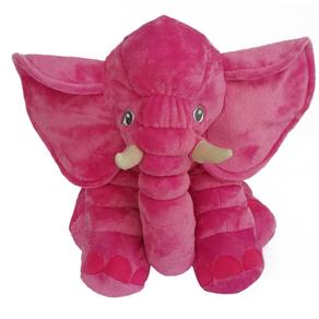 Almofada Elefante Pink de 65 Cm com Porta-treco