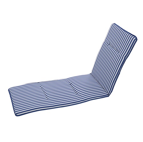 Tudo sobre 'Almofada Espreguiçadeira PVC Stripes Azul 190x55cm'