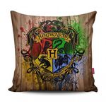 Almofada Harry Potter Hogwarts 40 x 40 cm - Modelo 11