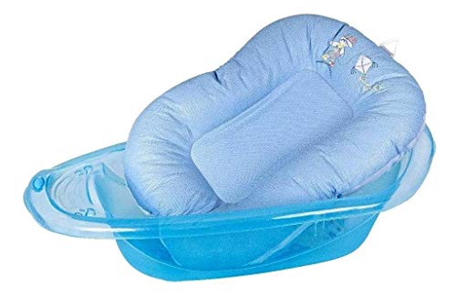 Almofada para Banho Azul Bebê
