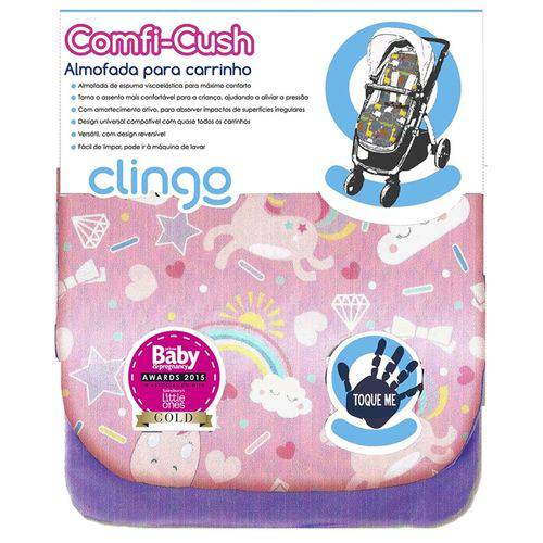 Almofada para Carrinho de Bebê Comfi-Cush Sparkles Clingo