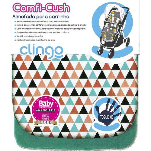 Almofada para Carrinho de Bebê Comfi-Cush Triangles Clingo