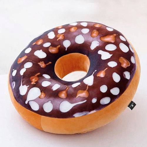 Tudo sobre 'Almofada Rosquinha Magma Donut Chocolate Gotas'